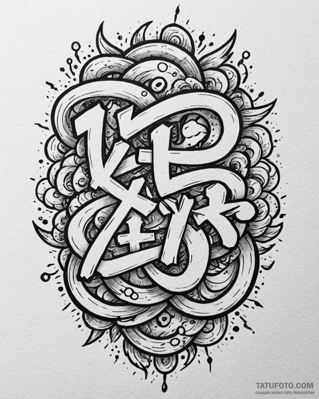 Japanese hieroglyph, tattoo flash sheet desig… — эскиз тату (№1752987091_0, 20.07.2025 04:51) — Tatufoto.com