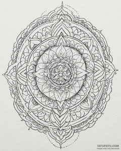 Tattoo sketch a symbol representing a persona... - эскиз тату (№1752987428_0, 20.07.2025 04:57) — Tatufoto.com