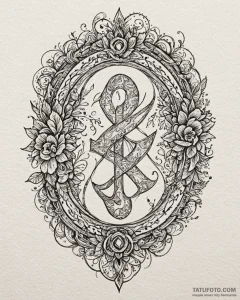 95. tattoo sketch: "vetar" rune surrounded by... - эскиз тату (№1752989198_0, 20.07.2025 05:26) — Tatufoto.com