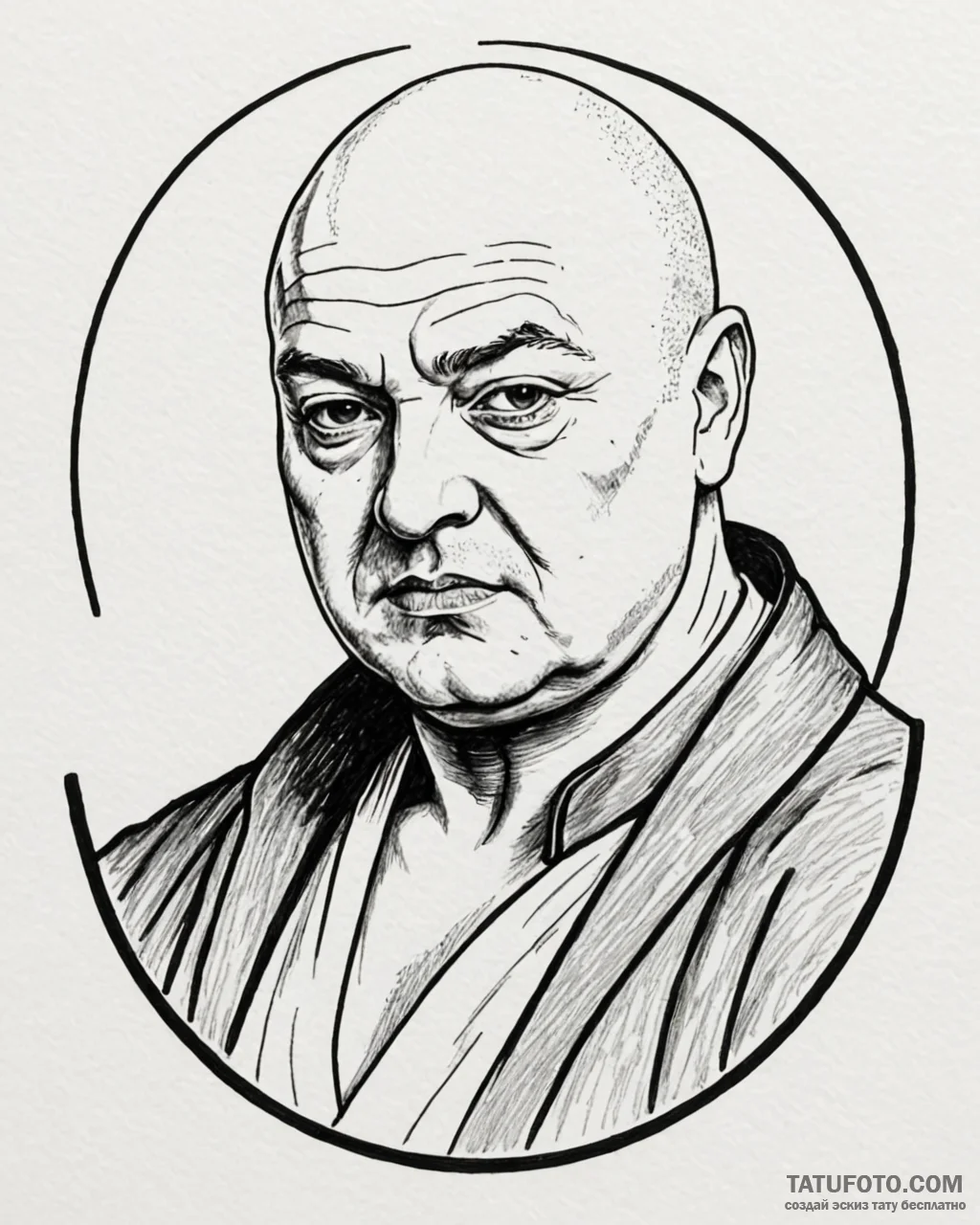 A sketch of lord varys, the master of whisper… — эскиз тату (№1752991398_0, 20.07.2025 06:03) — Tatufoto.com