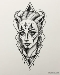 Harlequin, tattoo drawing outline, minimalist... - эскиз тату (№1752994101_0, 20.07.2025 06:48) — Tatufoto.com