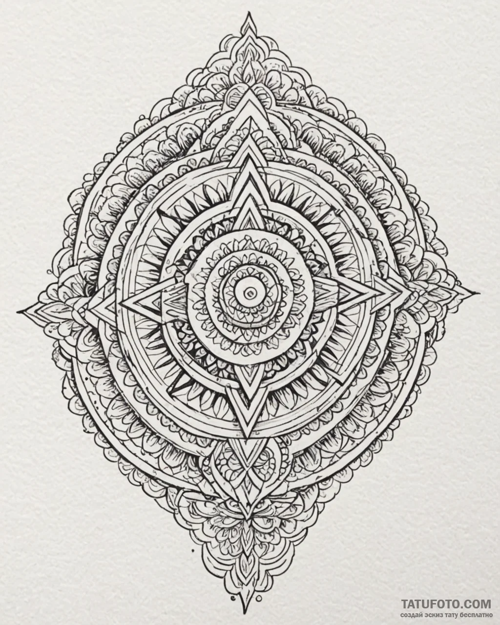 Tattoo sketch a single, ancient key with intr... - эскиз тату (№1752995540_0, 20.07.2025 07:12) — Tatufoto.com