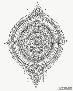 Tattoo sketch a single, powerful oar, for ind... - эскиз тату (№1752997529_0, 20.07.2025 07:45) — Tatufoto.com