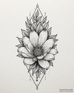 Tattoo sketch a subtle representation of a fa... - эскиз тату (№1752998797_0, 20.07.2025 08:06) — Tatufoto.com
