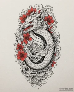 Tattoo sketch a delicate pattern along the si... - эскиз тату (№1752999051_0, 20.07.2025 08:10) — Tatufoto.com