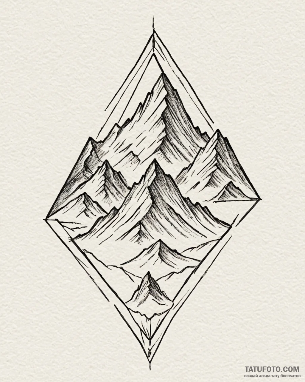 Tattoo sketch a geometric representation of a… — эскиз тату (№1753000569_0, 20.07.2025 08:36) — Tatufoto.com