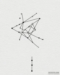 Tattoo sketch a delicate constellation of a s... - эскиз тату (№1753000654_0, 20.07.2025 08:37) — Tatufoto.com
