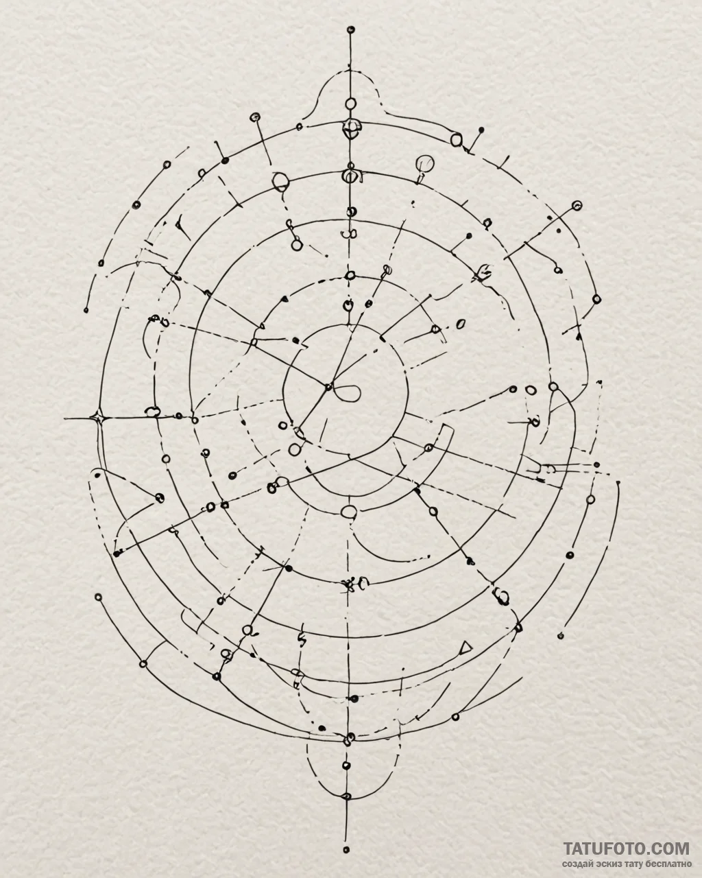 Tattoo sketch a minimalist constellation of a… — эскиз тату (№1753001499_0, 20.07.2025 08:51) — Tatufoto.com