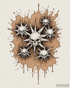 Tattoo design a "triple kill" or "penta kill"... - эскиз тату (№1753002007_0, 20.07.2025 09:00) — Tatufoto.com