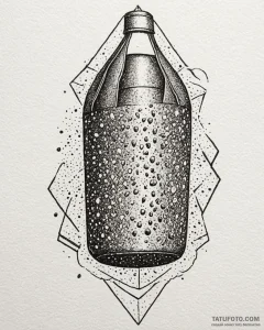 Tattoo sketch a powerful punchbag with a dent... - эскиз тату (№1753002091_0, 20.07.2025 09:01) — Tatufoto.com