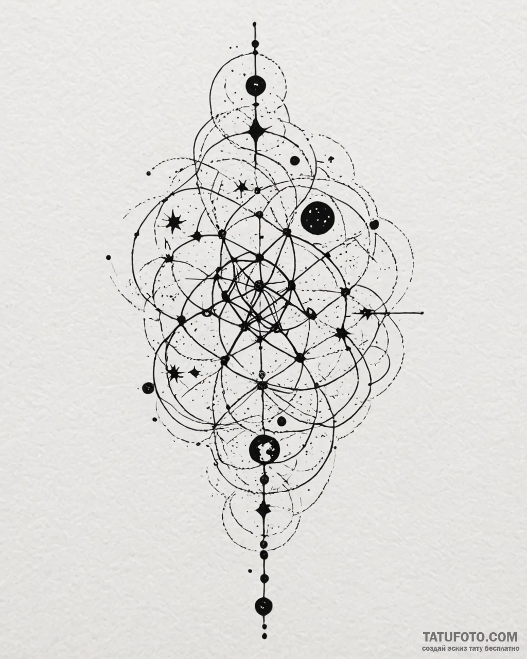 Tattoo design: a svarozhich integrated into a… — эскиз тату (№1753002346_0, 20.07.2025 09:05) — Tatufoto.com