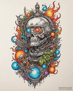 A sketch of a guild navigator in its spice ta... - эскиз тату (№1753003529_0, 20.07.2025 09:25) — Tatufoto.com