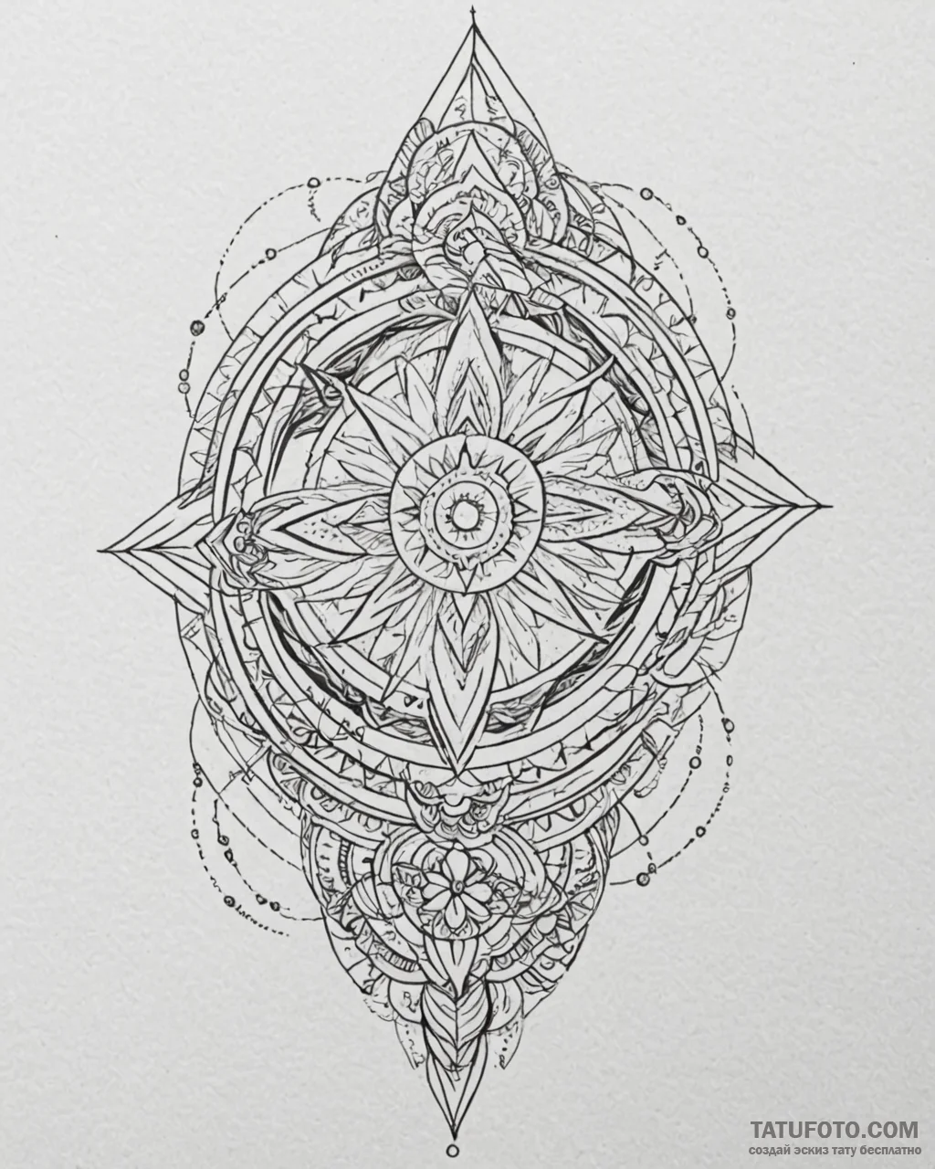 Tattoo sketch a stylized comet with a trailin... - эскиз тату (№1753003867_0, 20.07.2025 09:31) — Tatufoto.com
