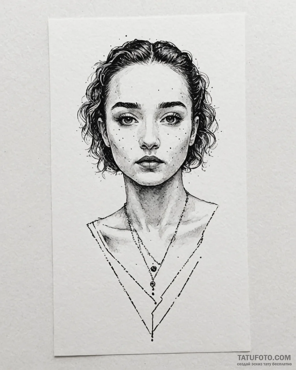 A sketch of the "sorry baby x" postcard from... - эскиз тату (№1753004458_0, 20.07.2025 09:40) — Tatufoto.com