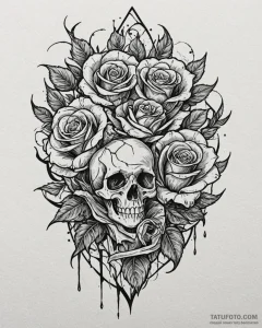 Tattoo design a shattered screen effect with... - эскиз тату (№1753005605_0, 20.07.2025 10:00) — Tatufoto.com