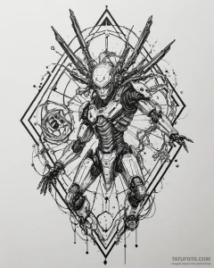 112. trash polka sketch of ripley in the powe... - эскиз тату (№1753006027_0, 20.07.2025 10:07) — Tatufoto.com
