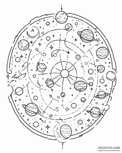 Tattoo design a minimalist representation of... - эскиз тату (№1753009833_0, 20.07.2025 11:10) — Tatufoto.com