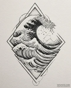 Tattoo design an abstract representation of a... - эскиз тату (№1753011440_0, 20.07.2025 11:37) — Tatufoto.com
