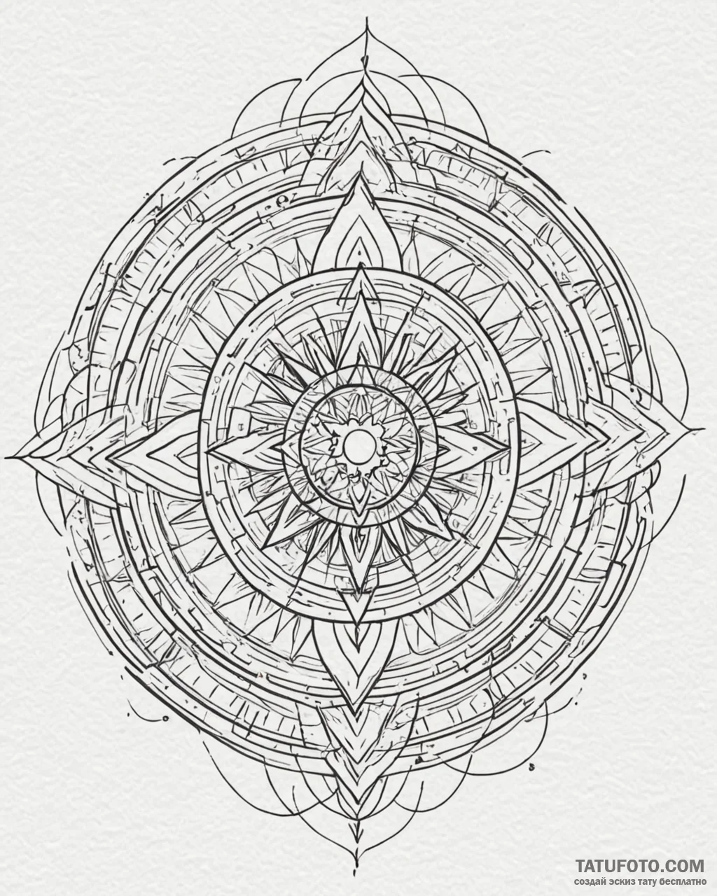 Tattoo design a cyberpunk cityscape made of s… — эскиз тату (№1753013046_0, 20.07.2025 12:04) — Tatufoto.com