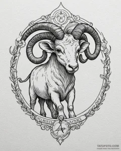 Tattoo sketch a single keyword representing t... - эскиз тату (№1753014483_0, 20.07.2025 12:28) — Tatufoto.com