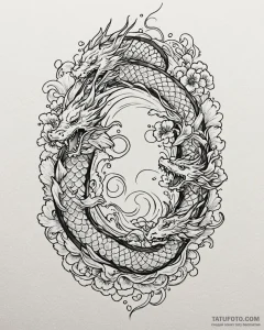 A minimalist tattoo of the five members of th... - эскиз тату (№1753014569_0, 20.07.2025 12:29) — Tatufoto.com