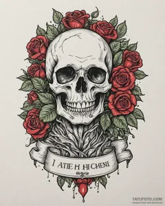 A chicano lettering tattoo "i ate his liver w... - эскиз тату (№1753016172_0, 20.07.2025 12:56) — Tatufoto.com