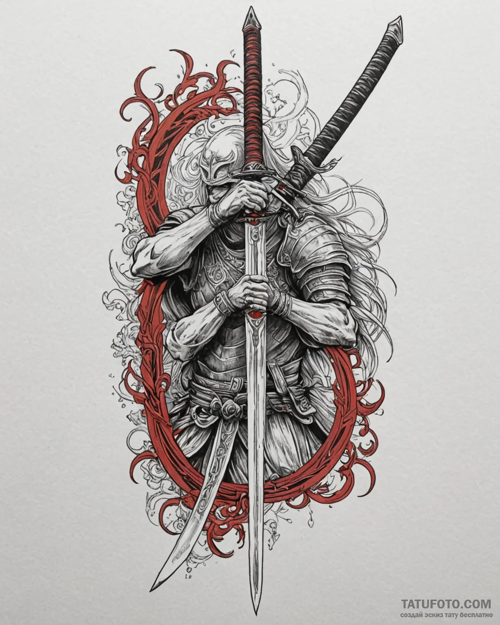 Tattoo design a detailed depiction of a speci… — эскиз тату (№1753018574_0, 20.07.2025 13:36) — Tatufoto.com