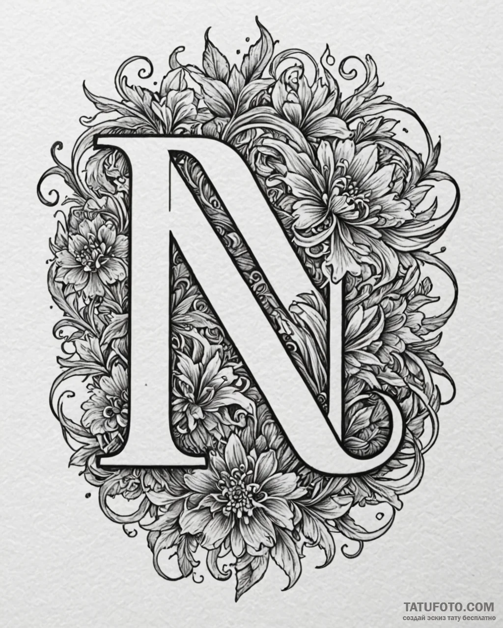 Tattoo sketch a small, hidden initial on the... - эскиз тату (№1753018904_0, 20.07.2025 13:41) — Tatufoto.com