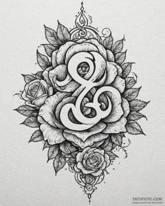 Tattoo design a spiritual symbol (e.g., ohm,... - эскиз тату (№1753021298_0, 20.07.2025 14:21) — Tatufoto.com
