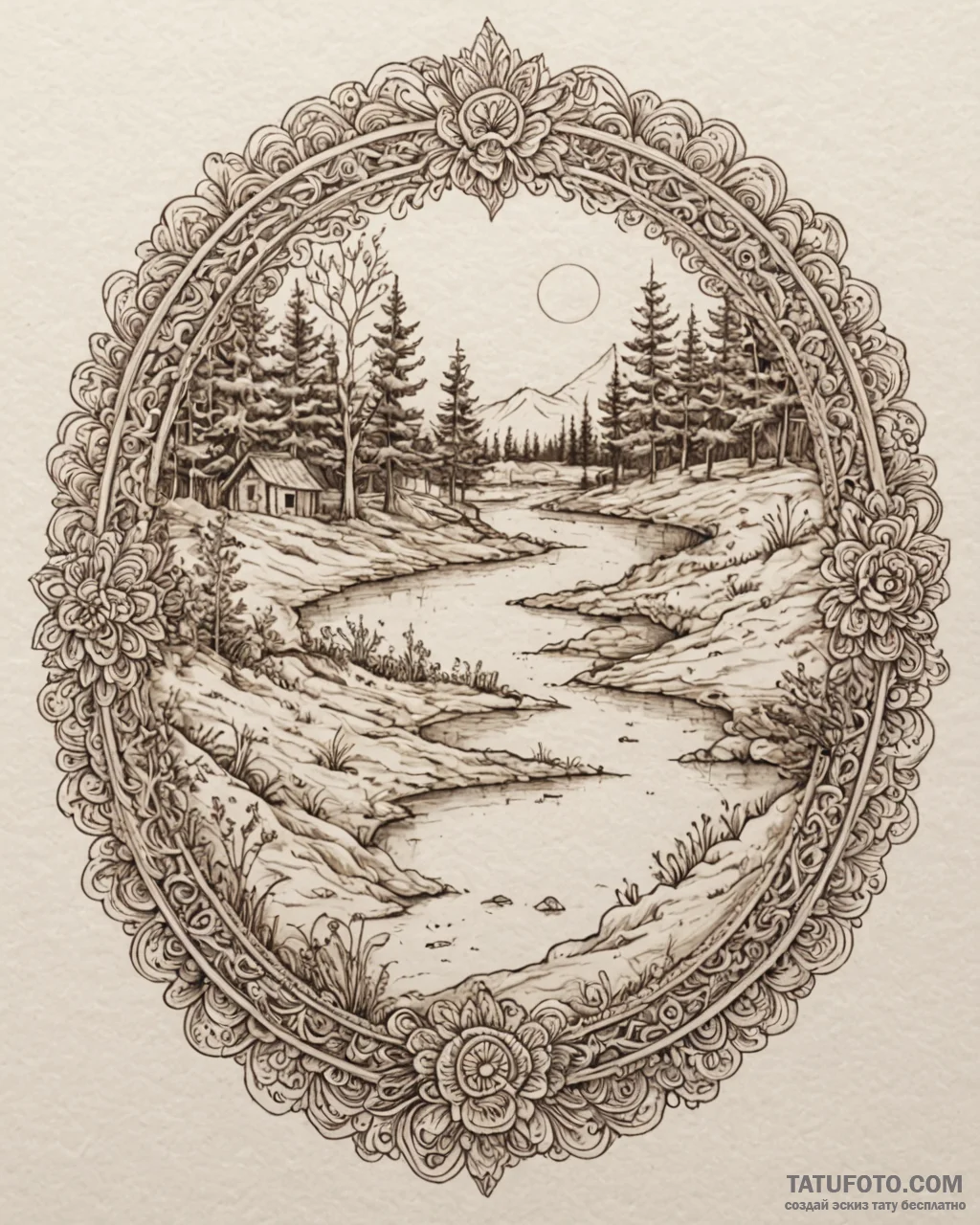 A shot of an archaeological dig site., artist... - эскиз тату (№1753021961_0, 20.07.2025 14:32) — Tatufoto.com