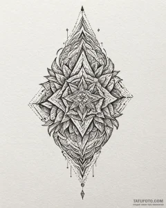 Tattoo design an abstract representation of c... - эскиз тату (№1753022542_0, 20.07.2025 14:42) — Tatufoto.com