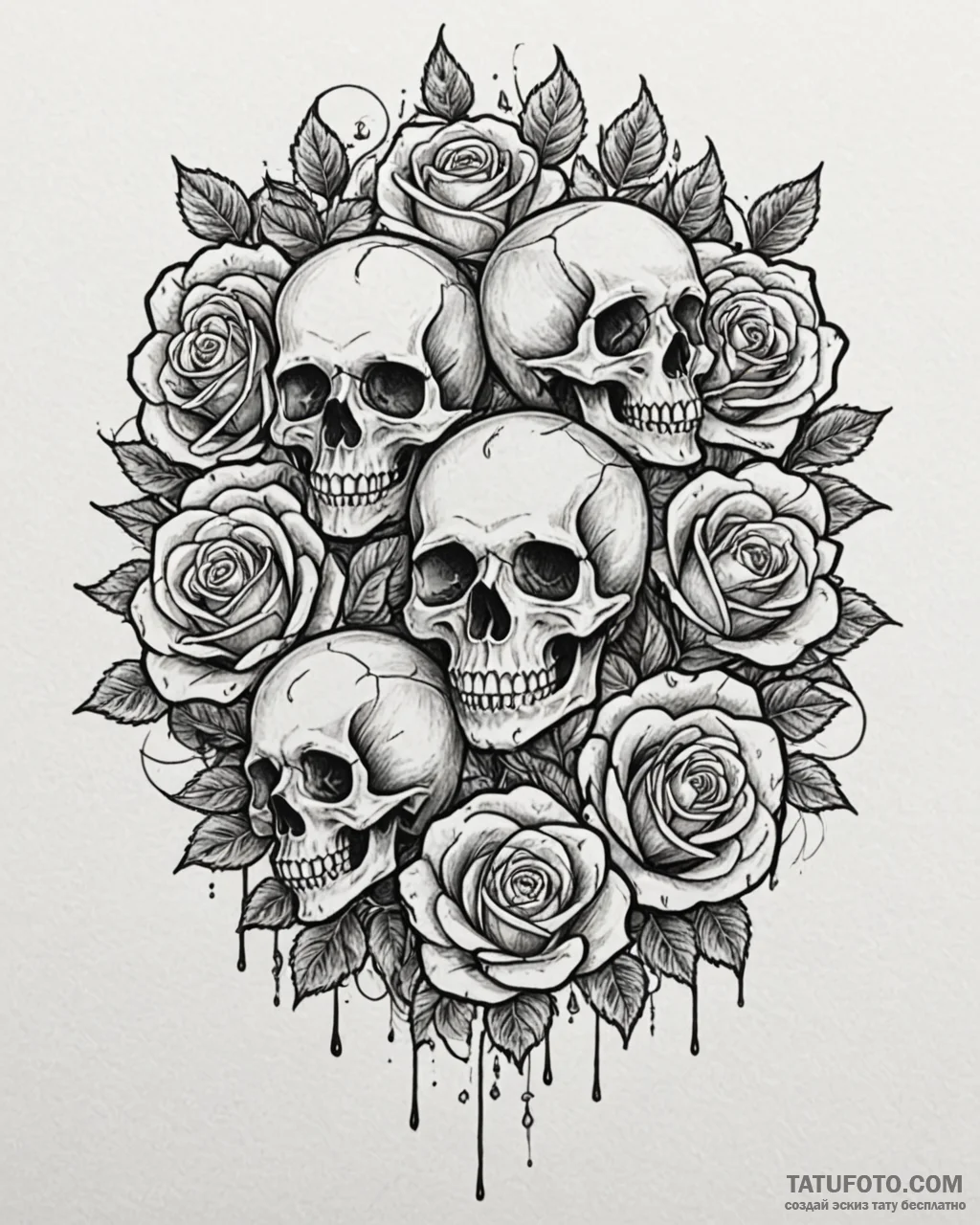 Blood, tattoo sketch design, on a clean white... - эскиз тату (№1753022791_0, 20.07.2025 14:46) — Tatufoto.com