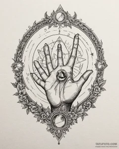 151. tattoo sketch: the rune "gadat," depicte... - эскиз тату (№1753023871_0, 20.07.2025 15:04) — Tatufoto.com