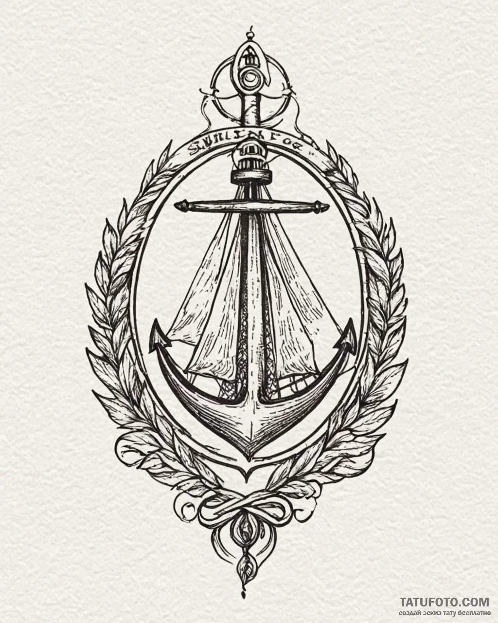 Tattoo design a small, elegant symbol behind... - эскиз тату (№1753026185_0, 20.07.2025 15:43) — Tatufoto.com