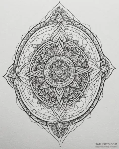 Tattoo design a floating island from a fantas... - эскиз тату (№1753028915_0, 20.07.2025 16:28) — Tatufoto.com