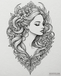 Tattoo sketch a quote about resilience and ov... - эскиз тату (№1753029330_0, 20.07.2025 16:35) — Tatufoto.com