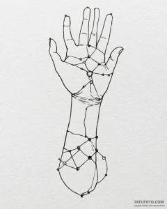 Tattoo design a personal constellation on the... - эскиз тату (№1753030075_0, 20.07.2025 16:47) — Tatufoto.com
