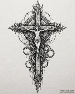другие фэнтези и мифологические темы, tattoo... - эскиз тату (№1753031150_0, 20.07.2025 17:05) — Tatufoto.com