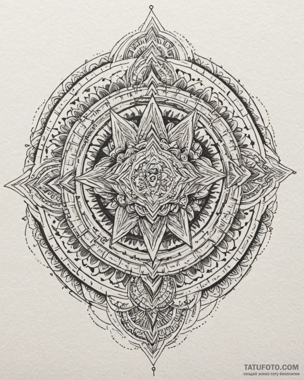 A neo-traditional tattoo of a character and t… — эскиз тату (№1753032142_0, 20.07.2025 17:22) — Tatufoto.com