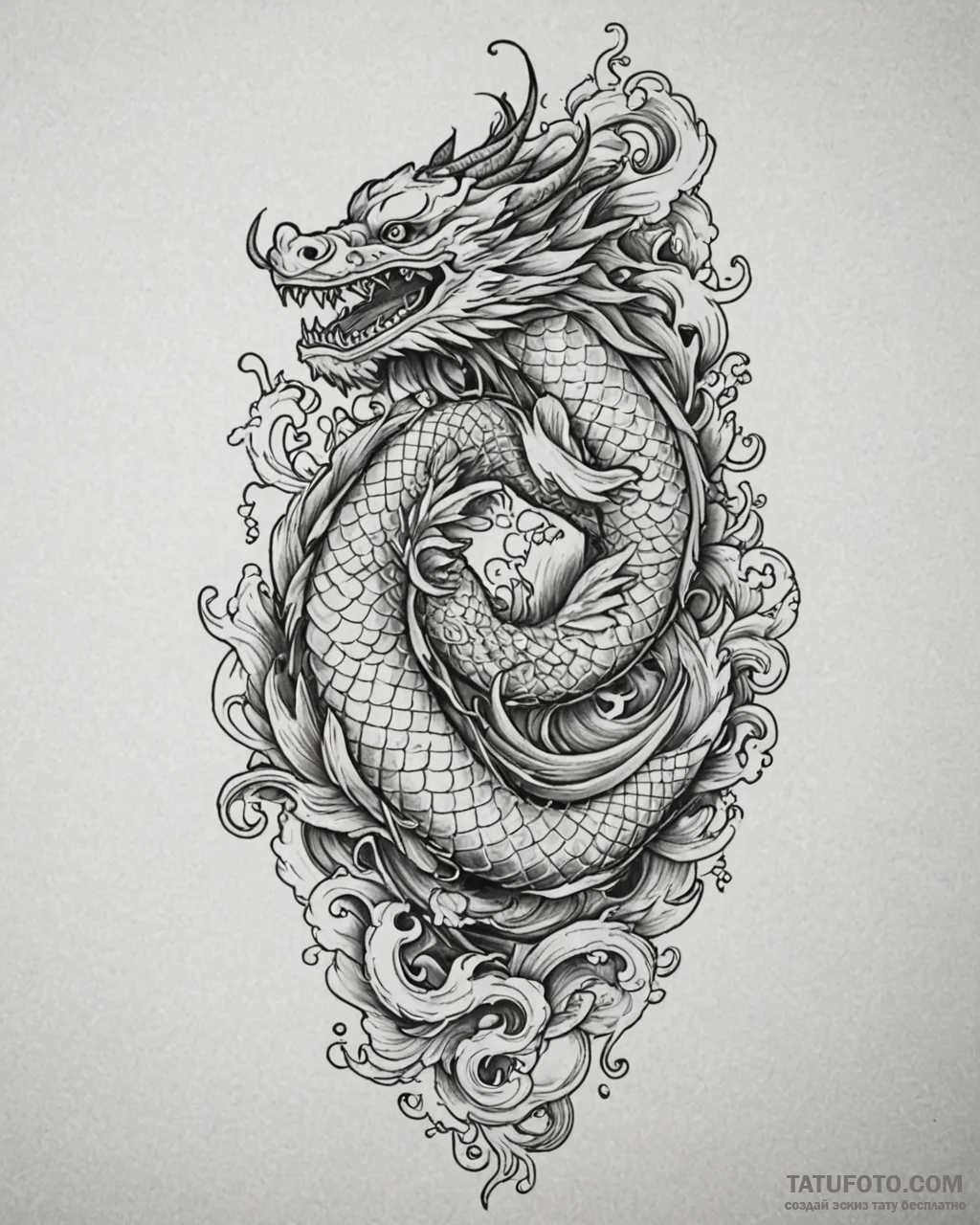 Tattoo design a key, intricate and strong, re... - эскиз тату (№1753033550_0, 20.07.2025 17:45) — Tatufoto.com