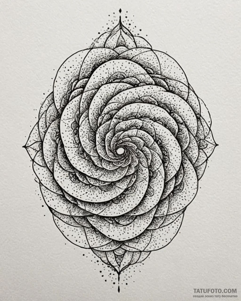 Tattoo design a swirling vortex of energy con… — эскиз тату (№1753036606_0, 20.07.2025 18:36) — Tatufoto.com