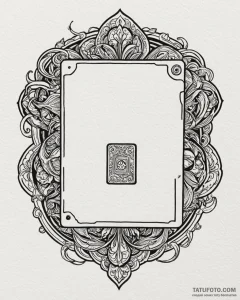 Tattoo sketch a "game saved" icon with a flop... - эскиз тату (№1753038254_0, 20.07.2025 19:04) — Tatufoto.com