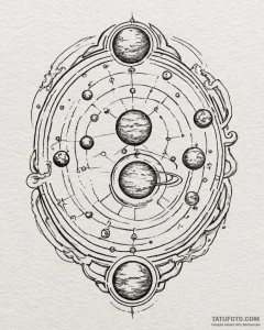 Tattoo design a blackwork tattoo of the rulin... - эскиз тату (№1753038830_0, 20.07.2025 19:13) — Tatufoto.com