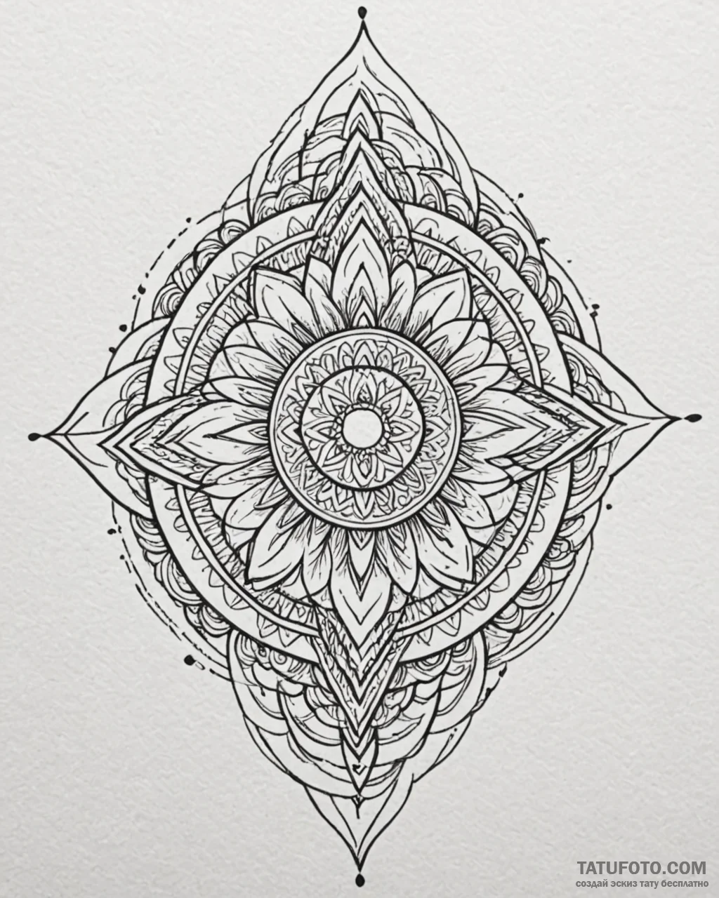 Tattoo design an abstract ripple effect from... - эскиз тату (№1753039822_0, 20.07.2025 19:30) — Tatufoto.com