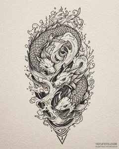 Tattoo design a pair of simple arrows, pointi... - эскиз тату (№1753041140_0, 20.07.2025 19:52) — Tatufoto.com