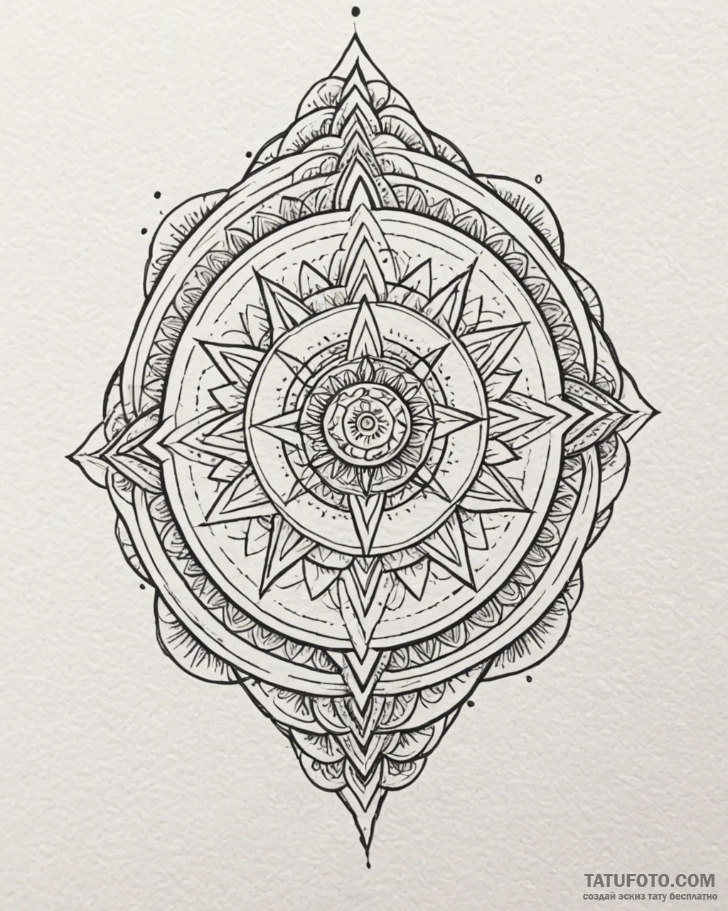 Tattoo sketch: a dynamic kolovrat depicted in… — эскиз тату (№1753041223_0, 20.07.2025 19:53) — Tatufoto.com