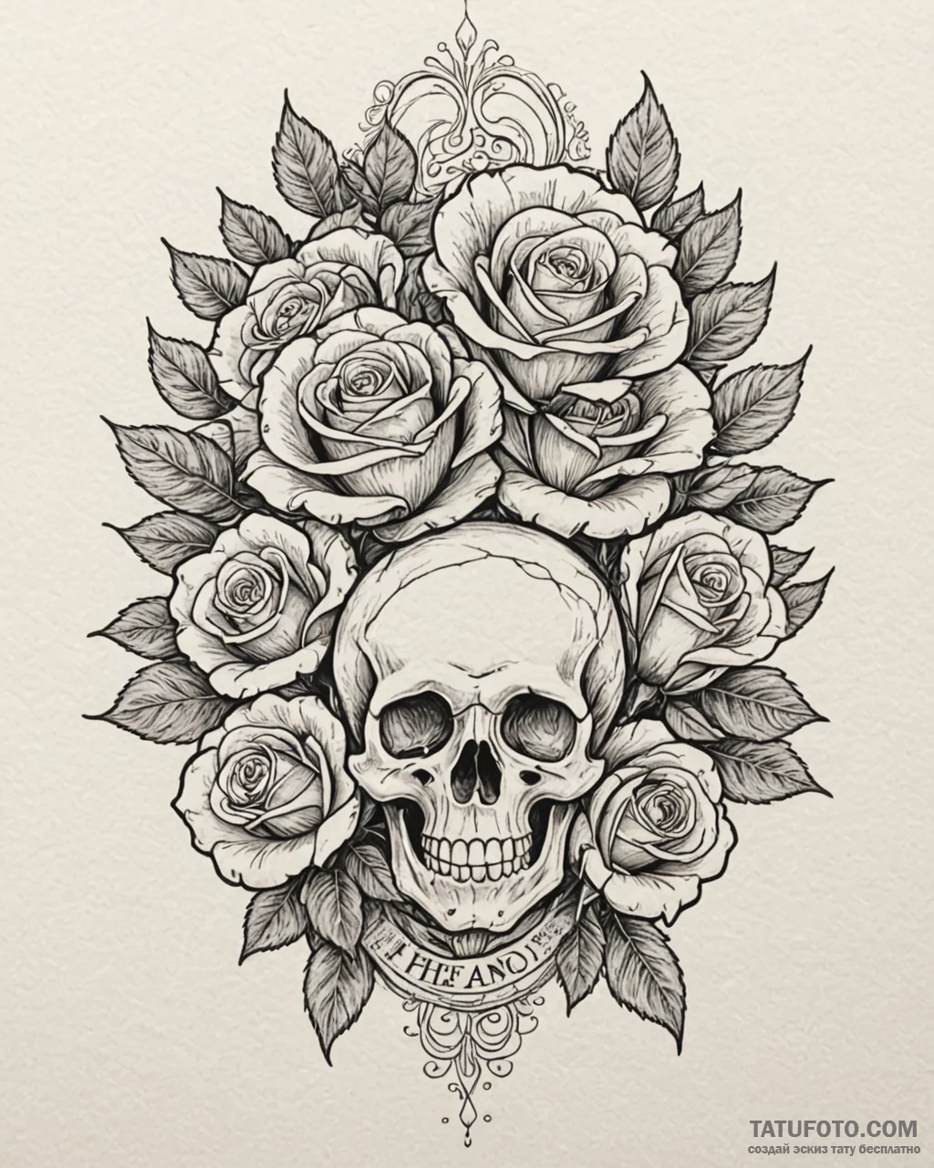Tattoo design an abstract representation of h... - эскиз тату (№1753041637_0, 20.07.2025 20:00) — Tatufoto.com