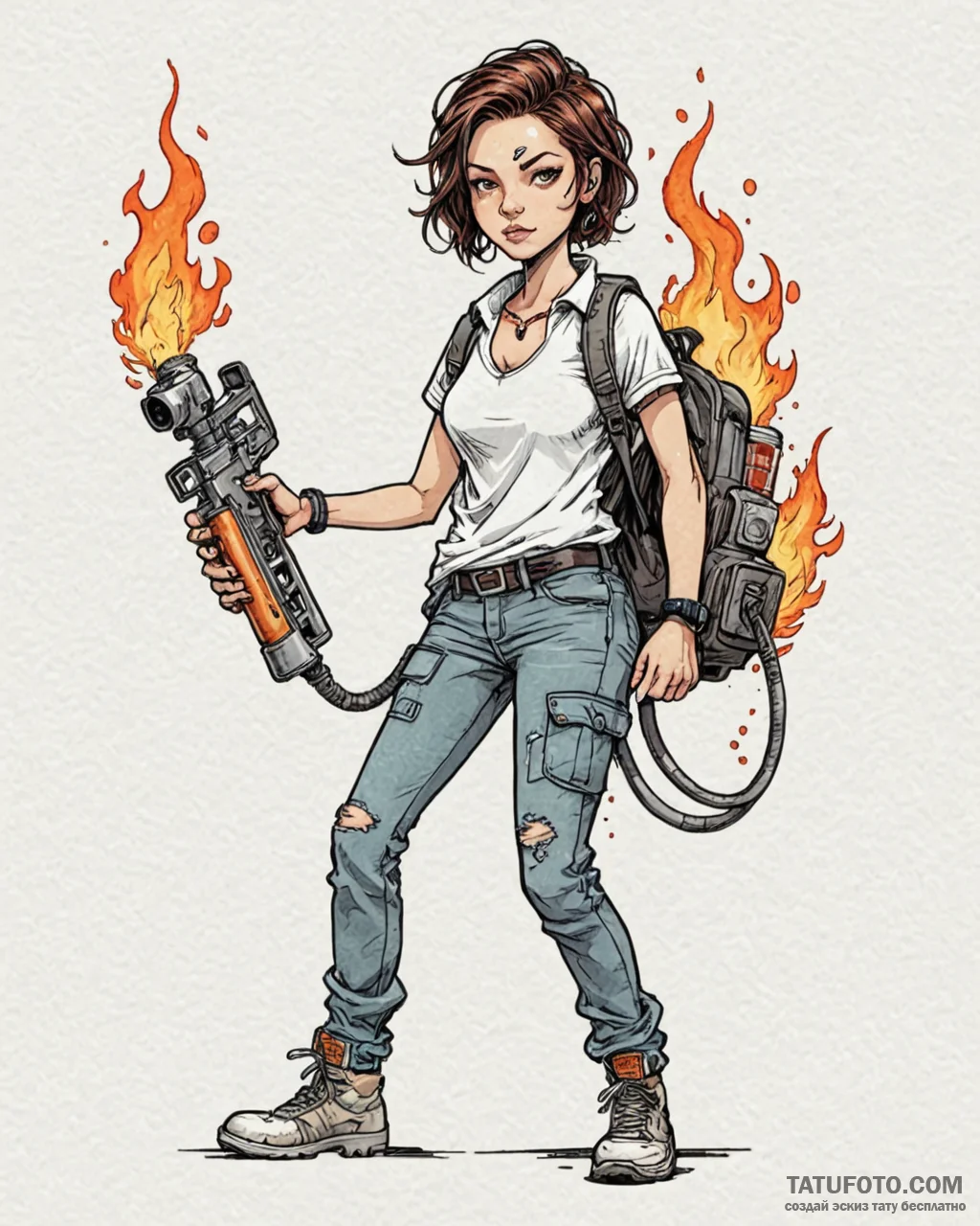 Trash polka art of ripley, determined and swe... - эскиз тату (№1753042461_0, 20.07.2025 20:14) — Tatufoto.com