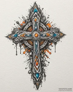 Tattoo design a heavy, textured rock surface,... - эскиз тату (№1753043209_0, 20.07.2025 20:26) — Tatufoto.com
