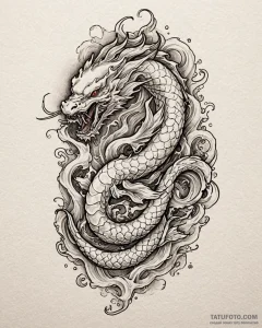 Neo-traditional design of a sentinel (squiddy... - эскиз тату (№1753044117_0, 20.07.2025 20:41) — Tatufoto.com